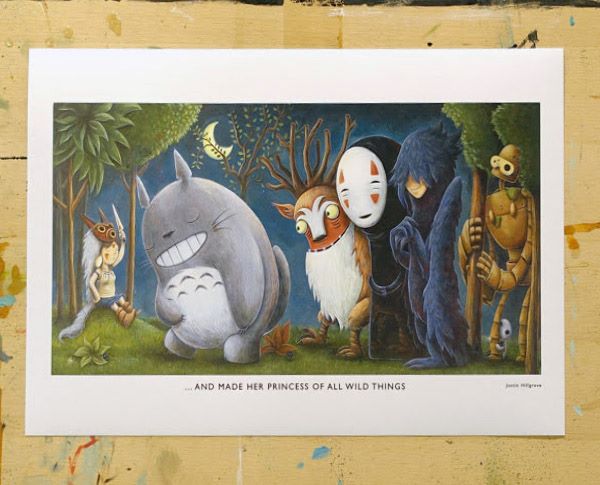 And Made Her Princess of All Wild Things (Framed Print by Justin Hillgrove)